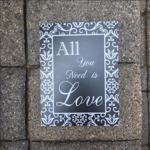 Love Wooden Sign Home Decor